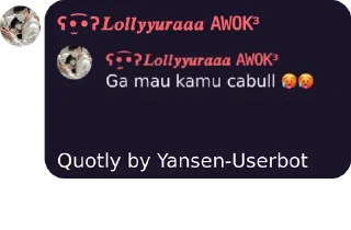 Sticker from loly
