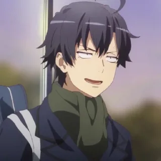 🥢 emoji Hikigaya Hachiman @Moontelaxx Telegram sticker 19 of 65