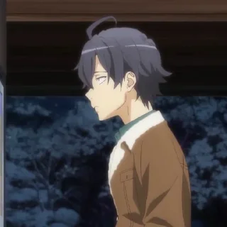 Sticker from Hikigaya Hachiman @Moontelaxx