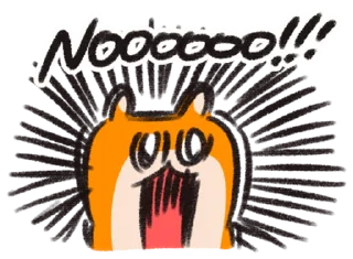 ⭐ emoji 英語でちゅ！クソハムちゃん @moe_sticker_bot Telegram sticker 12 of 40