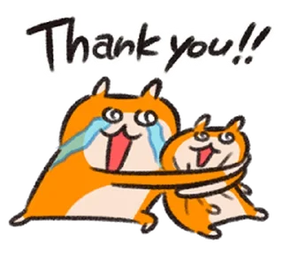 ⭐ emoji 英語でちゅ！クソハムちゃん @moe_sticker_bot Telegram sticker 18 of 40