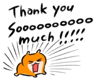 ⭐ emoji 英語でちゅ！クソハムちゃん @moe_sticker_bot Telegram sticker 19 of 40