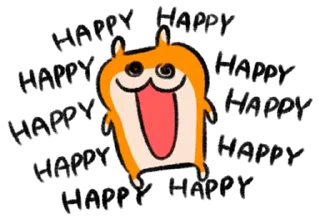 ⭐ emoji 英語でちゅ！クソハムちゃん @moe_sticker_bot Telegram sticker 14 of 40