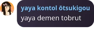 🥁 emoji yaya kontol ōtsukigou, 🇺🇦 Qu pack by @QuotLyBot Telegram sticker 6 of 15