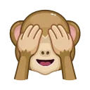 🙈 emoji Emoji Stickers Pack @Eagle_Crypto_Team Telegram sticker 15 of 50