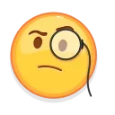 🧐 emoji Emoji Stickers Pack @Eagle_Crypto_Team Telegram sticker 13 of 50