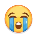 😭 emoji Emoji Stickers Pack @Eagle_Crypto_Team Telegram sticker 21 of 50