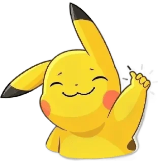 🌟 emoji Pikachu 💟 Telegram sticker 7 of 10