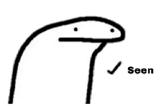 😐 emoji dark Telegram sticker 7 of 31