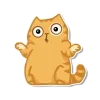 🤷‍♀️ emoji рыжий персик @tgpremstikerss @TgEmodziBot Telegram sticker 12 of 118