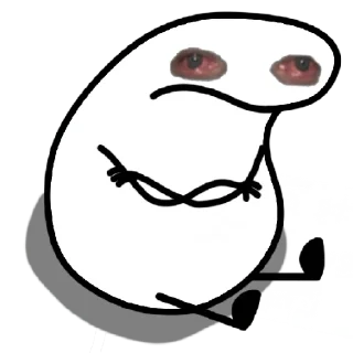 😀 emoji Deformitos sentados Telegram sticker 12 of 15