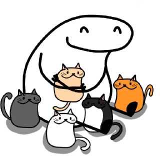 😀 emoji Deformitos sentados Telegram sticker 9 of 15