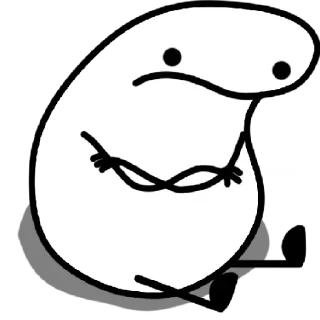 😀 emoji Deformitos sentados Telegram sticker 8 of 15