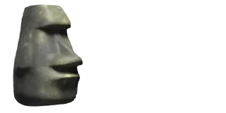 🗿 emoji Moai @stickipack Telegram sticker 9 of 43