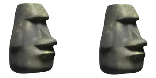 🗿 emoji Moai @stickipack Telegram sticker 13 of 43