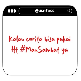 Sticker from Unies sabar sm unamies