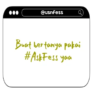 Sticker from Unies sabar sm unamies