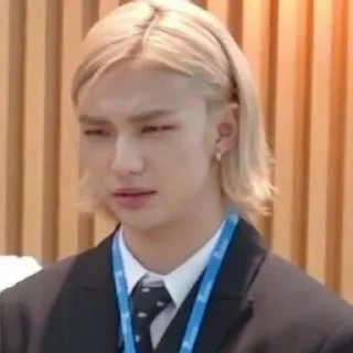 🤨 emoji random hyunjin! @traykieds Telegram sticker 13 of 40