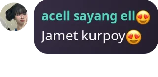 😍 emoji Inces 🅰cell ♡🙇‍♀ 및 Elvano=je pack by @QuotLyBot Telegram sticker 5 of 34