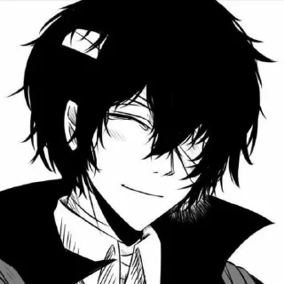 ⛓ emoji Dazai Osamu Beast | @suicideemaniac Telegram sticker 13 of 29