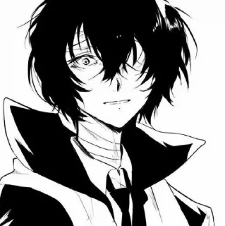 ⛓ emoji Dazai Osamu Beast | @suicideemaniac Telegram sticker 14 of 29
