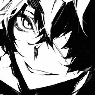 ⛓ emoji Dazai Osamu Beast | @suicideemaniac Telegram sticker 3 of 29