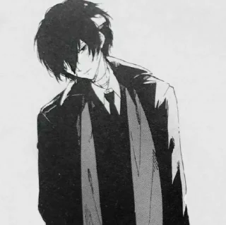 ⛓ emoji Dazai Osamu Beast | @suicideemaniac Telegram sticker 12 of 29