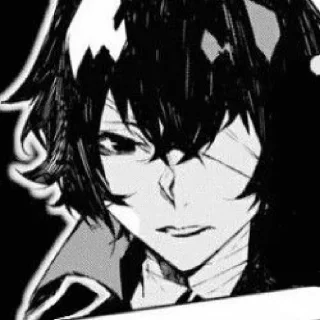 ⛓ emoji Dazai Osamu Beast | @suicideemaniac Telegram sticker 20 of 29