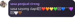 ❤️ emoji sasa penjual cireng and 🇺🇦 Q pack by @QuotLyBot Telegram sticker 1 of 69