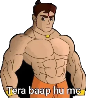 😡 emoji BOSHDEWALA BHEEM @BADDAsS_FUFA Telegram sticker 17 of 59