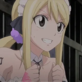 🍋 emoji lucy heartfilia- @raneranevl Telegram sticker 14 of 20