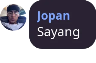 Sticker from Jovan
