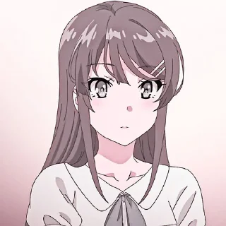 🌸 emoji 🌷sakurajima mai🌸 by :: @arlettagallery Telegram sticker 20 of 30