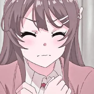 🌷 emoji 🌷sakurajima mai🌸 by :: @arlettagallery Telegram sticker 14 of 30