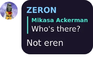 🤔 emoji ZERON's sticker pack (@Mikasa_Ackr_bot) Telegram sticker 2 of 73