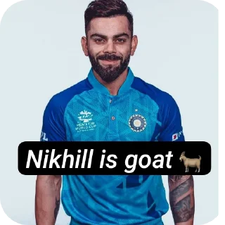 Sticker from Nikhill ka maal 🕳️