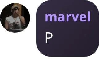 Sticker from marvel