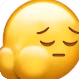 🫥 emoji emote ya Telegram sticker 11 of 25