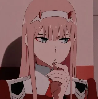 Sticker from Zero two