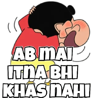 😀 emoji Shinchan Telegram sticker 6 of 15