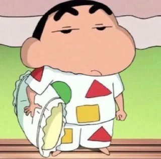 😴 emoji Shinchan Telegram sticker 16 of 19