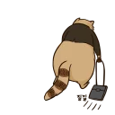 😫 emoji newraccoon Telegram sticker 18 of 18