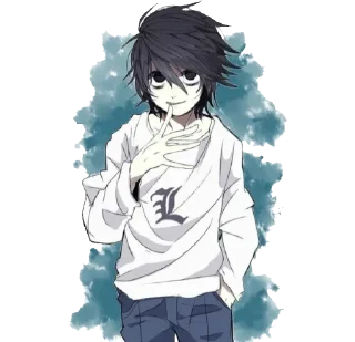 😊 emoji L(@Ryuzaki_the_best) Telegram sticker 20 of 39