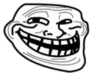 Sticker from troll