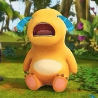 😀 emoji dino kuning 💛 Telegram sticker 10 of 21