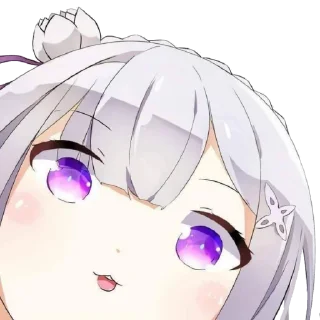 😍 emoji Re : Zero @StickersofWeeb Telegram sticker 23 of 45