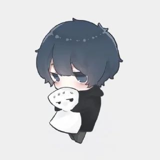 😢 emoji Anime pack Telegram sticker 15 of 20