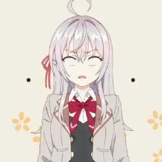🤒 emoji @HD_Stickers 時々ボソッとロシア語でデレる隣のアーリャさん Part 1 Telegram sticker 22 of 120