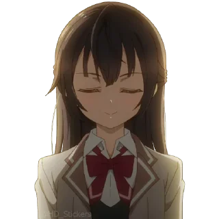 😌 emoji @HD_Stickers 時々ボソッとロシア語でデレる隣のアーリャさん Part 1 Telegram sticker 10 of 120