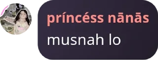 Sticker from princess